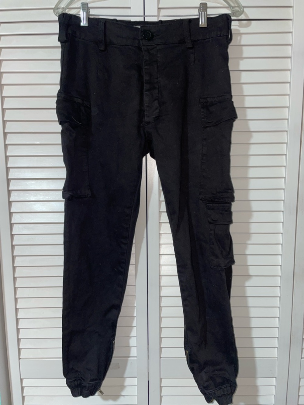 Fashion Nova Kalley Black Women's Cargo Joggers